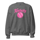 Pink Kentucky Script Softball Sweatshirt | Classic Crewneck - Bluegrass Elite Apparel LLC