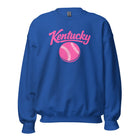 Pink Kentucky Script Softball Sweatshirt | Classic Crewneck - Bluegrass Elite Apparel LLC