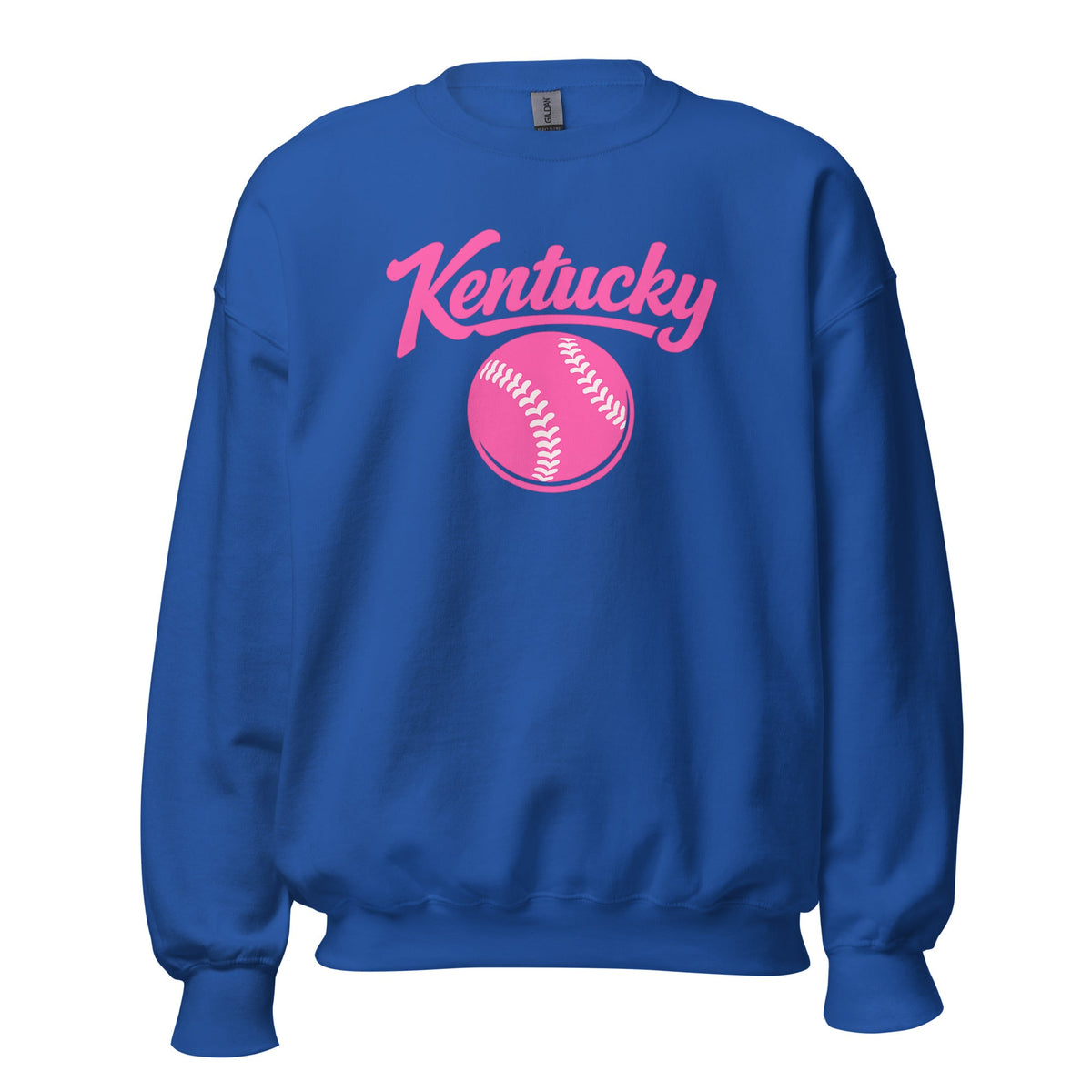 Pink Kentucky Script Softball Sweatshirt | Classic Crewneck - Bluegrass Elite Apparel LLC