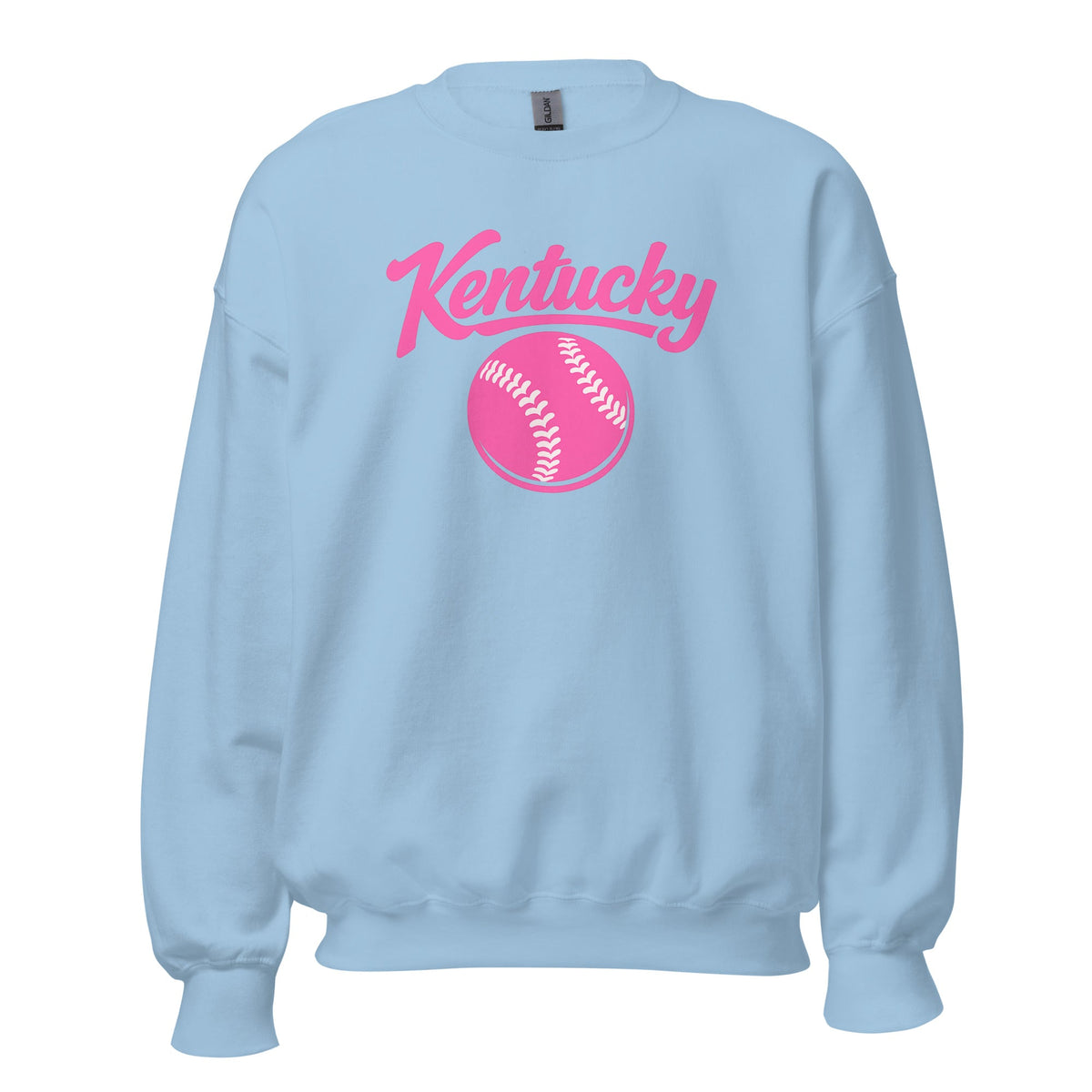 Pink Kentucky Script Softball Sweatshirt | Classic Crewneck - Bluegrass Elite Apparel LLC