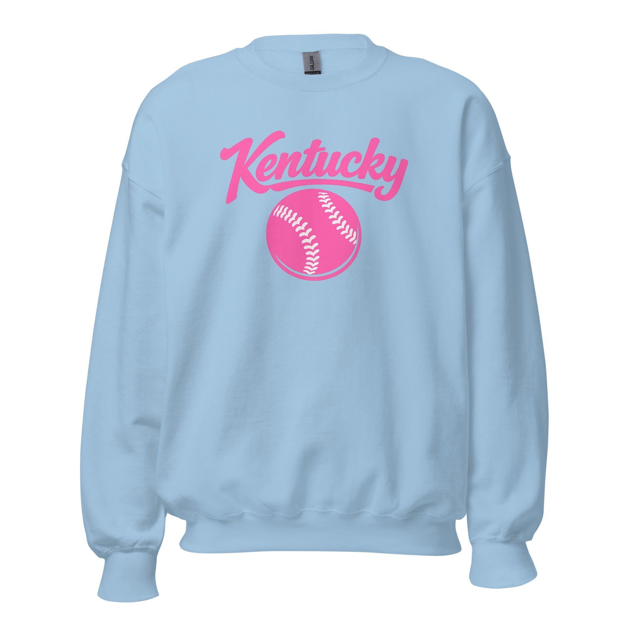 Pink Kentucky Script Softball Sweatshirt | Classic Crewneck - Bluegrass Elite Apparel LLC