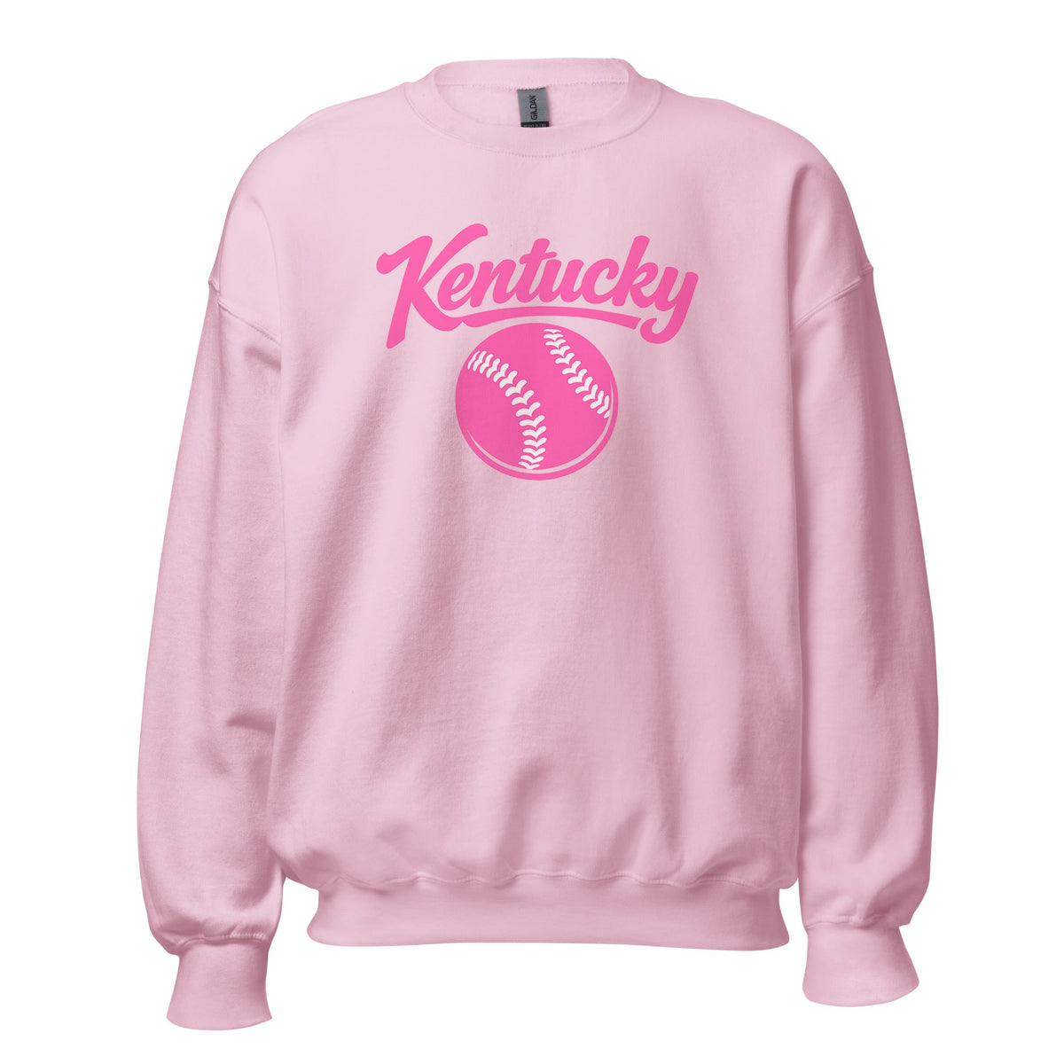 Pink Kentucky Script Softball Sweatshirt | Classic Crewneck - Bluegrass Elite Apparel LLC