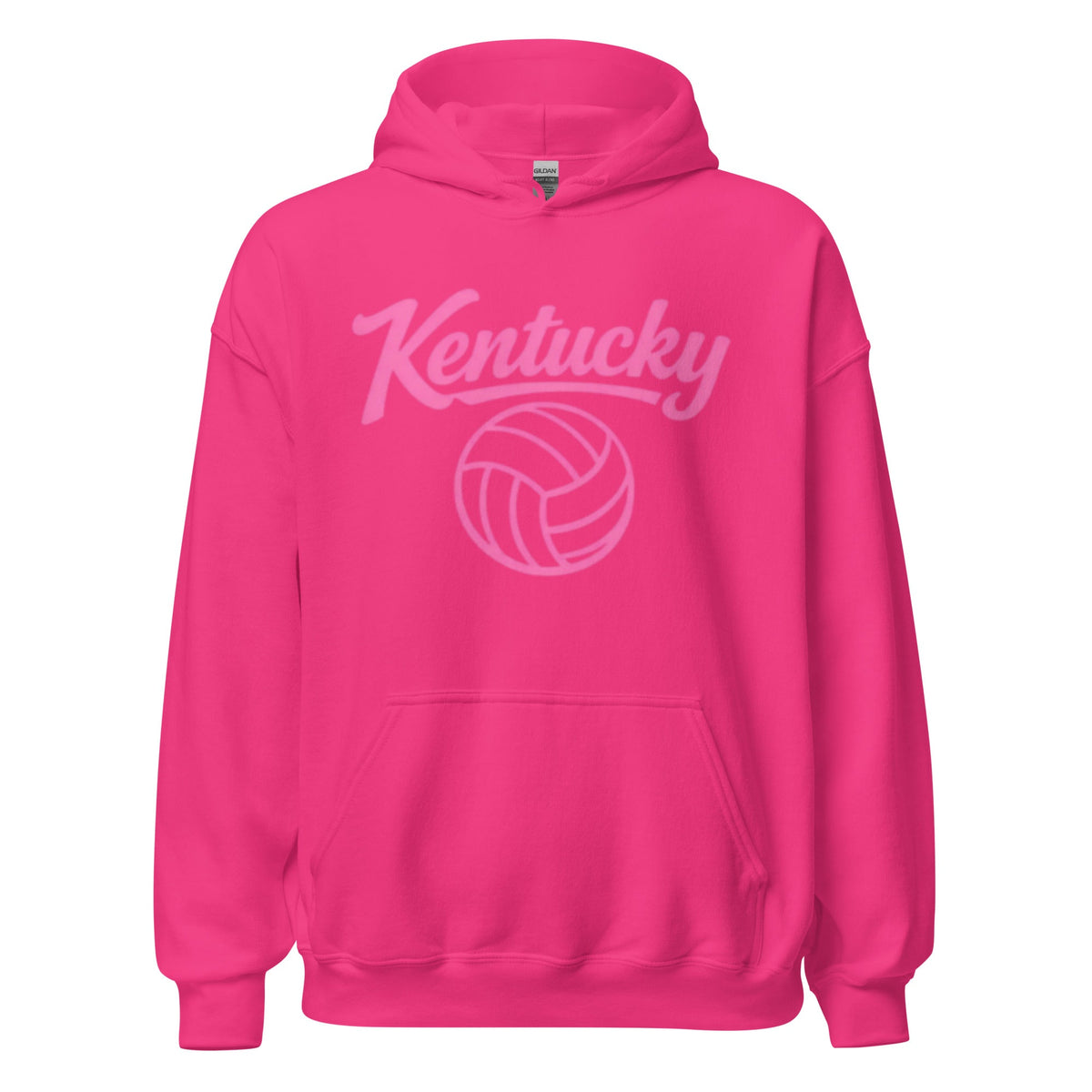 Pink Kentucky Script Volleyball Hoodie | Classic Pullover - Bluegrass Elite Apparel LLC