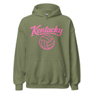 Pink Kentucky Script Volleyball Hoodie | Classic Pullover - Bluegrass Elite Apparel LLC