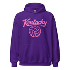 Pink Kentucky Script Volleyball Hoodie | Classic Pullover - Bluegrass Elite Apparel LLC