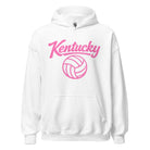 Pink Kentucky Script Volleyball Hoodie | Classic Pullover - Bluegrass Elite Apparel LLC