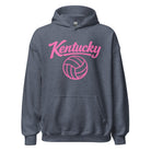 Pink Kentucky Script Volleyball Hoodie | Classic Pullover - Bluegrass Elite Apparel LLC