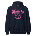 Pink Kentucky Script Volleyball Hoodie | Classic Pullover - Bluegrass Elite Apparel LLC
