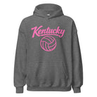 Pink Kentucky Script Volleyball Hoodie | Classic Pullover - Bluegrass Elite Apparel LLC
