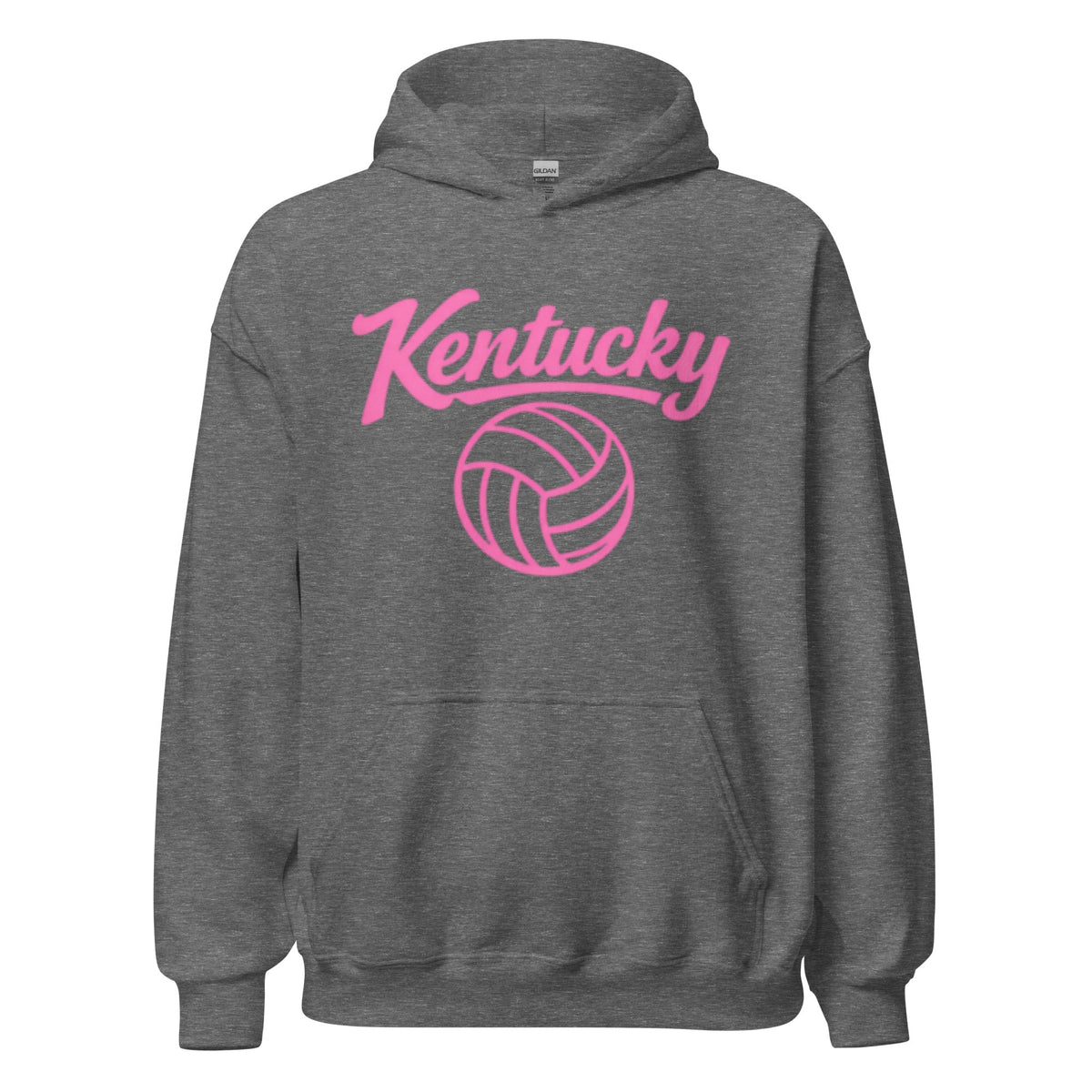 Pink Kentucky Script Volleyball Hoodie | Classic Pullover - Bluegrass Elite Apparel LLC