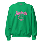 Pink Kentucky Script Volleyball Sweatshirt | Classic Crewneck - Bluegrass Elite Apparel LLC