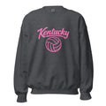 Pink Kentucky Script Volleyball Sweatshirt | Classic Crewneck - Bluegrass Elite Apparel LLC