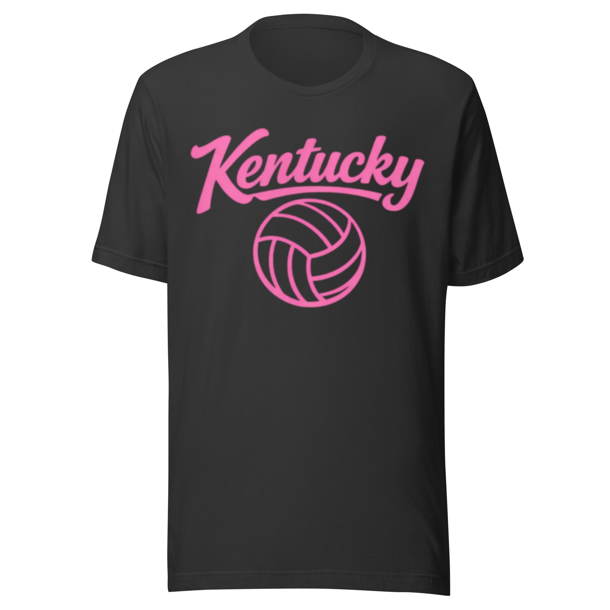 Pink Kentucky Script Volleyball T-Shirt | Classic Script Design | Classic - Bluegrass Elite Apparel LLC