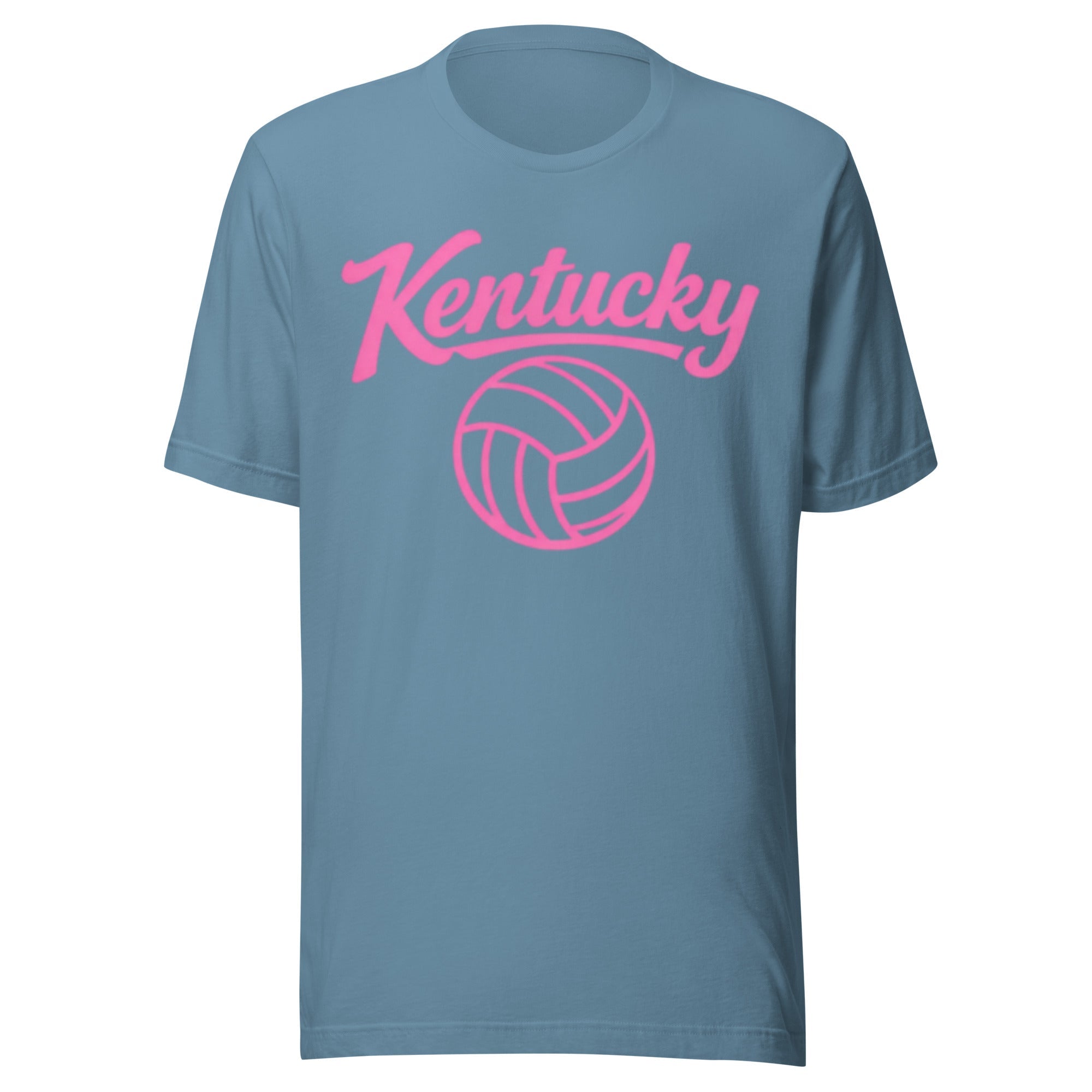 Pink Kentucky Script Volleyball T-Shirt | Classic Script Design | Classic - Bluegrass Elite Apparel LLC