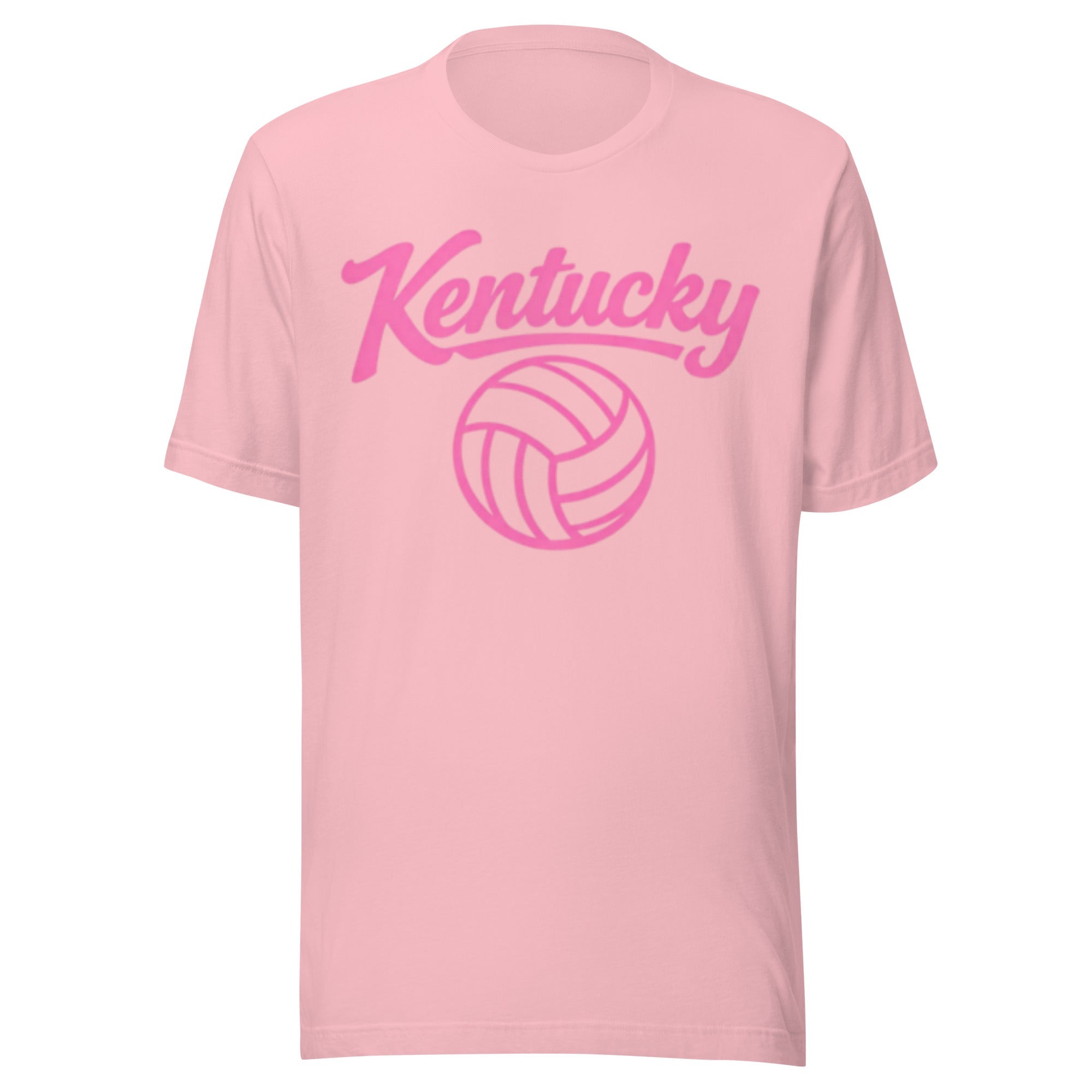 Pink Kentucky Script Volleyball T-Shirt | Classic Script Design | Classic - Bluegrass Elite Apparel LLC