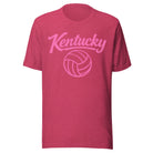 Pink Kentucky Script Volleyball T-Shirt | Classic Script Design | Classic - Bluegrass Elite Apparel LLC