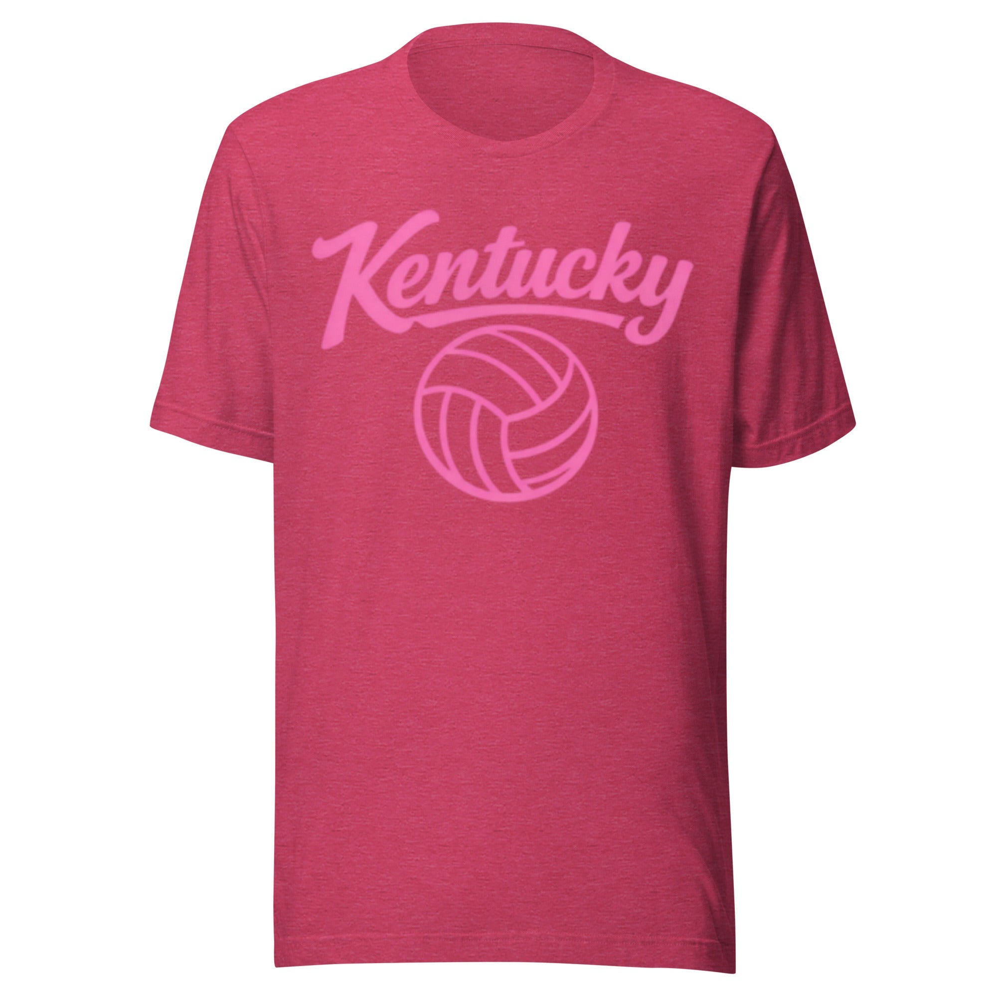 Pink Kentucky Script Volleyball T-Shirt | Classic Script Design | Classic - Bluegrass Elite Apparel LLC