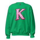 Pink Zebra “K” Unisex Sweatshirt | Classic Fit Fleece - Bluegrass Elite Apparel LLC