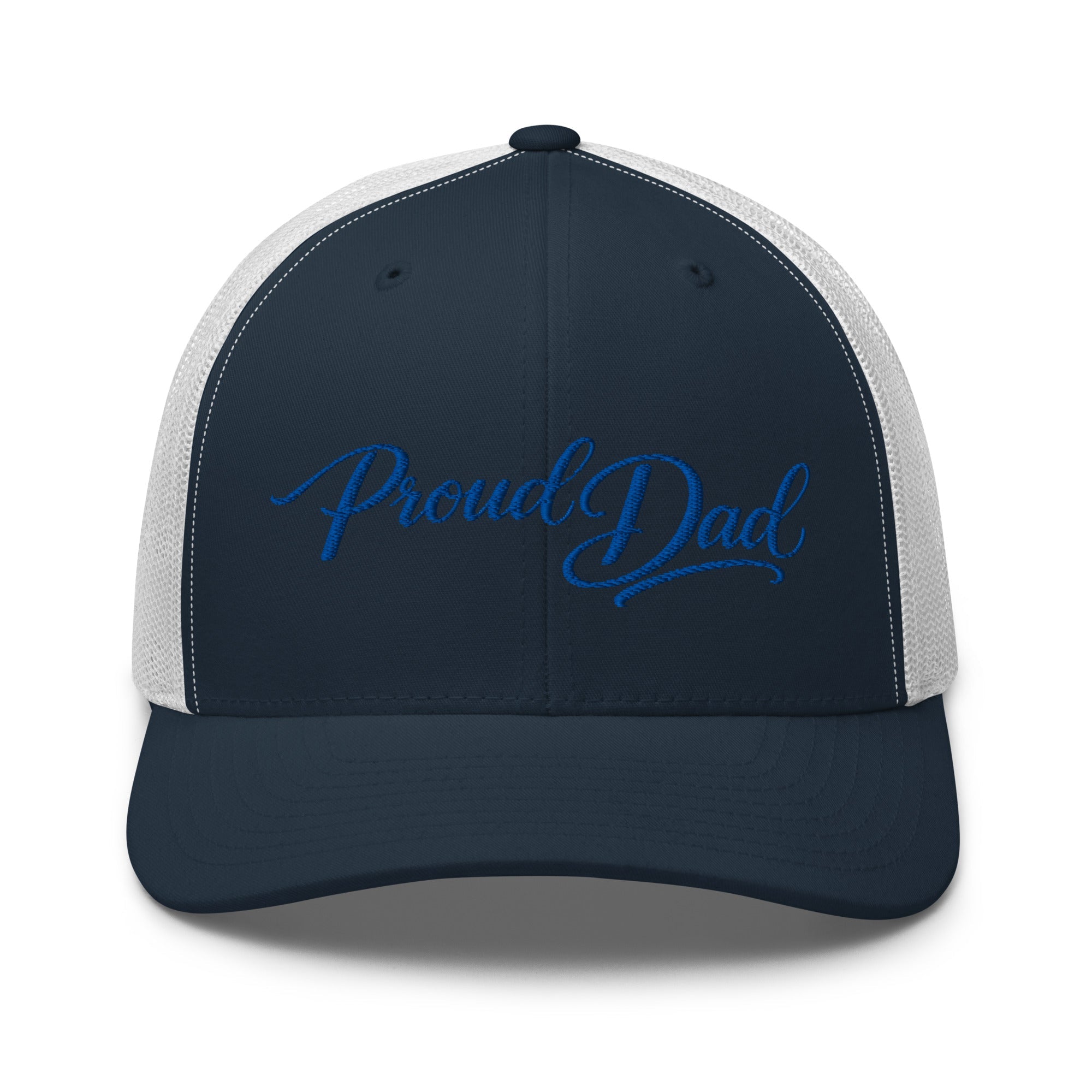 Proud Dad Trucker Hat | Classic Heritage Mesh Cap - Bluegrass Elite Apparel LLC