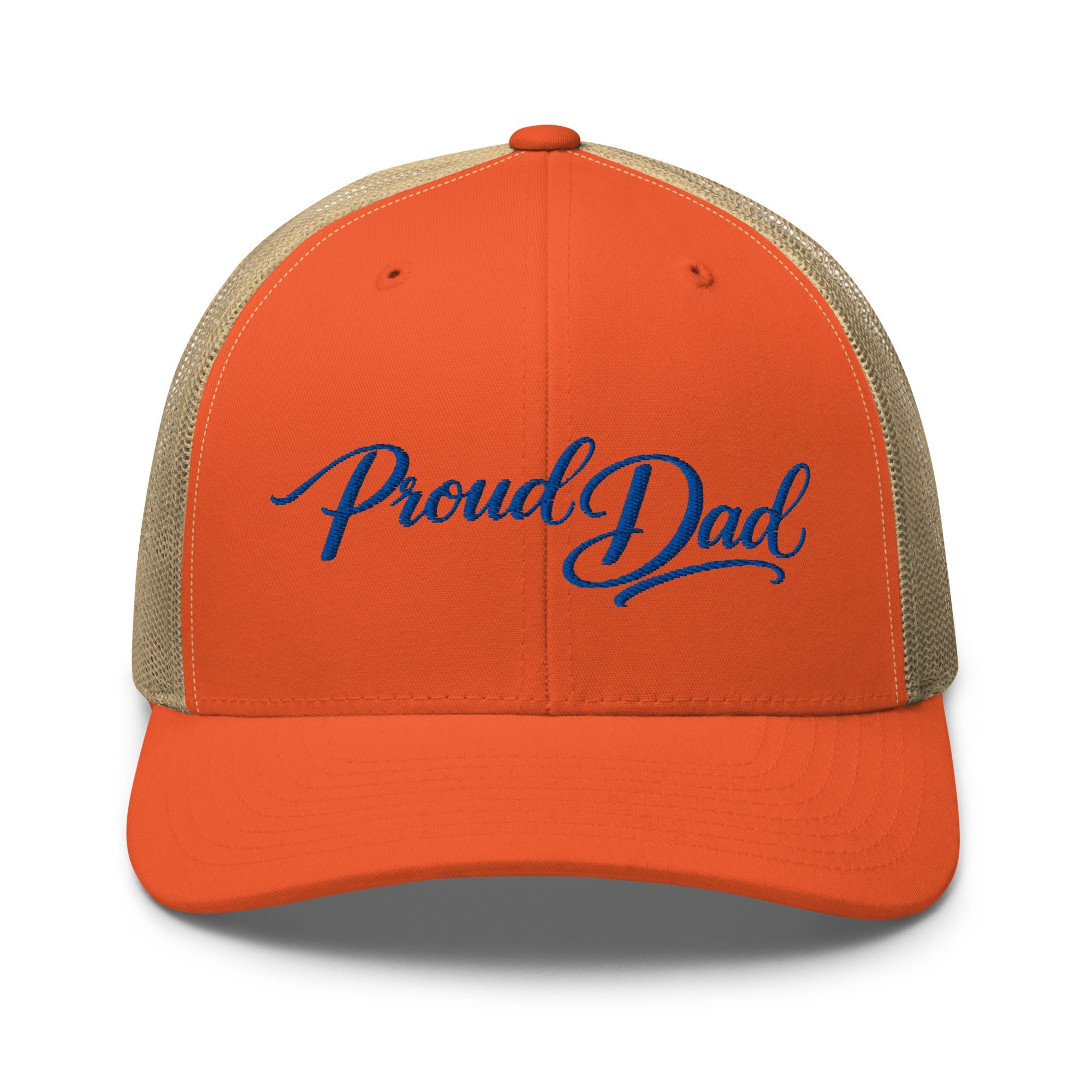 Proud Dad Trucker Hat | Classic Heritage Mesh Cap - Bluegrass Elite Apparel LLC