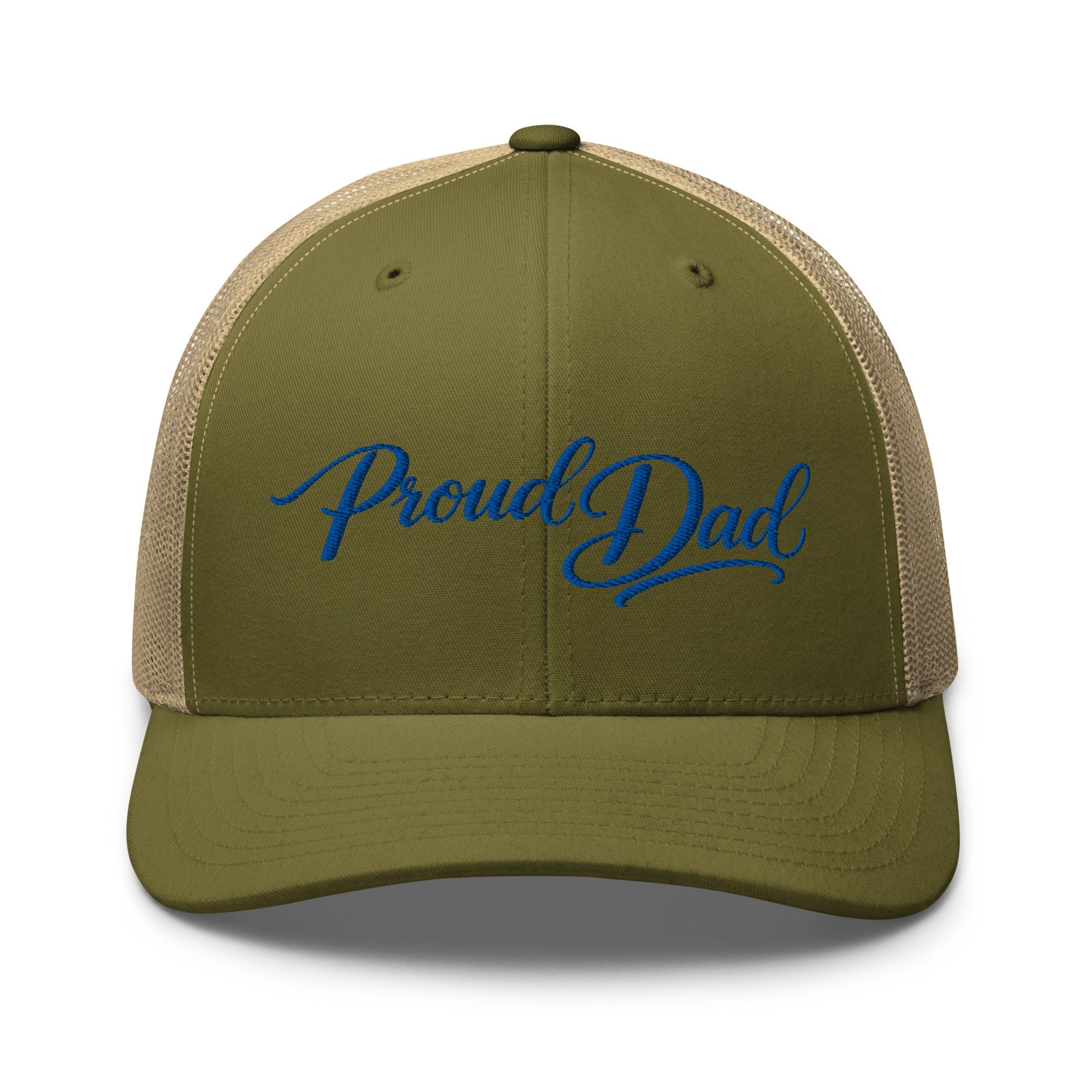 Proud Dad Trucker Hat | Classic Heritage Mesh Cap - Bluegrass Elite Apparel LLC