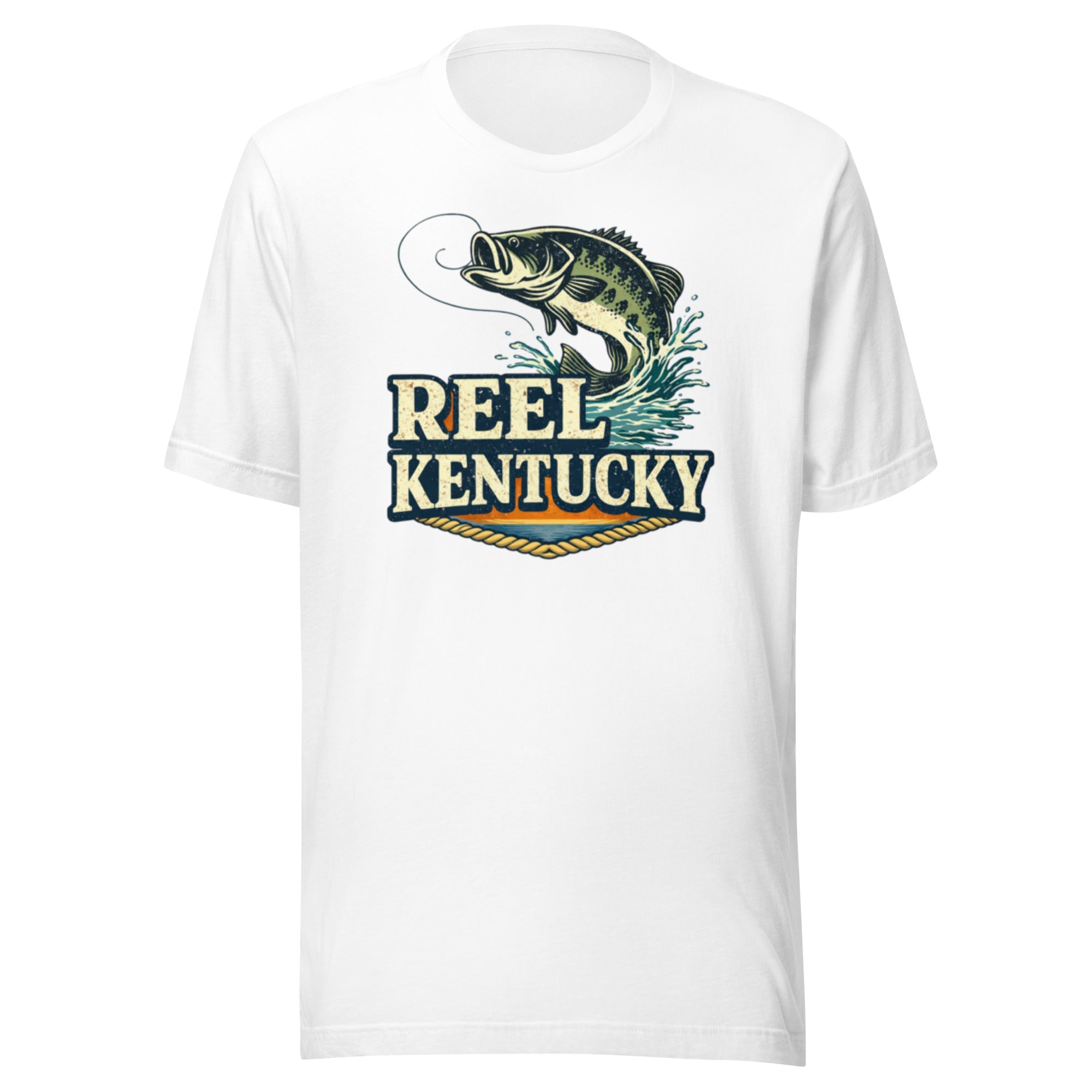 Reel Kentucky Shirt | Vintage Bass Water Break Design | Classic - Bluegrass Elite Apparel LLC