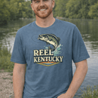 Reel Kentucky Shirt | Vintage Bass Water Break Design | Classic - Bluegrass Elite Apparel LLC