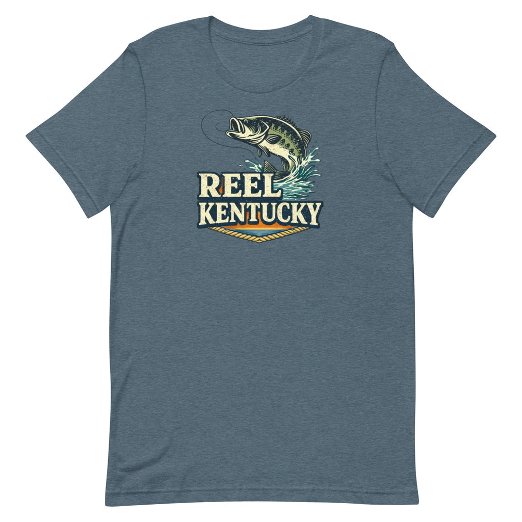 Reel Kentucky Shirt | Vintage Bass Water Break Design | Classic - Bluegrass Elite Apparel LLC