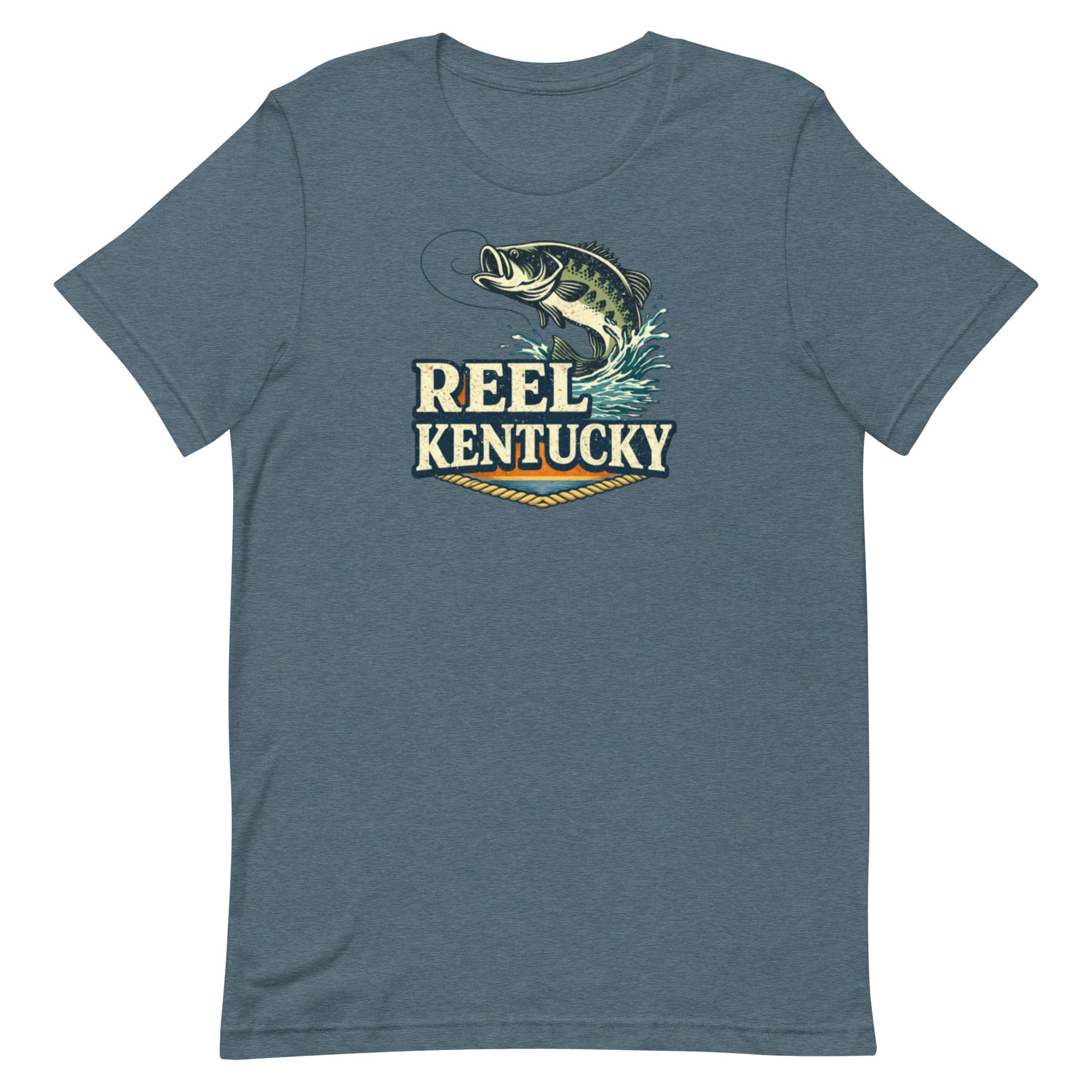 Reel Kentucky Shirt | Vintage Bass Water Break Design | Classic - Bluegrass Elite Apparel LLC