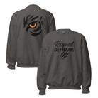 Respect Dey Name Sweatshirt | Fierce Tiger Eye Design | Unisex Fit - Bluegrass Elite Apparel LLC