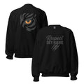 Respect Dey Name Sweatshirt | Fierce Tiger Eye Design | Unisex Fit - Bluegrass Elite Apparel LLC