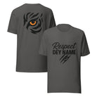 Respect Dey Name T-Shirt | Clawed Script & Tiger Eye Design | Elite - Bluegrass Elite Apparel LLC