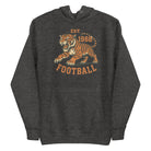 Retro Tiger Football Hoodie | Est. 1968 Vintage Style | Classic Fleece - Bluegrass Elite Apparel LLC