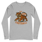 Retro Tiger Football Long Sleeve T-Shirt | Est. 1968 Vintage Style | Classic Airlume Cotton - Bluegrass Elite Apparel LLC