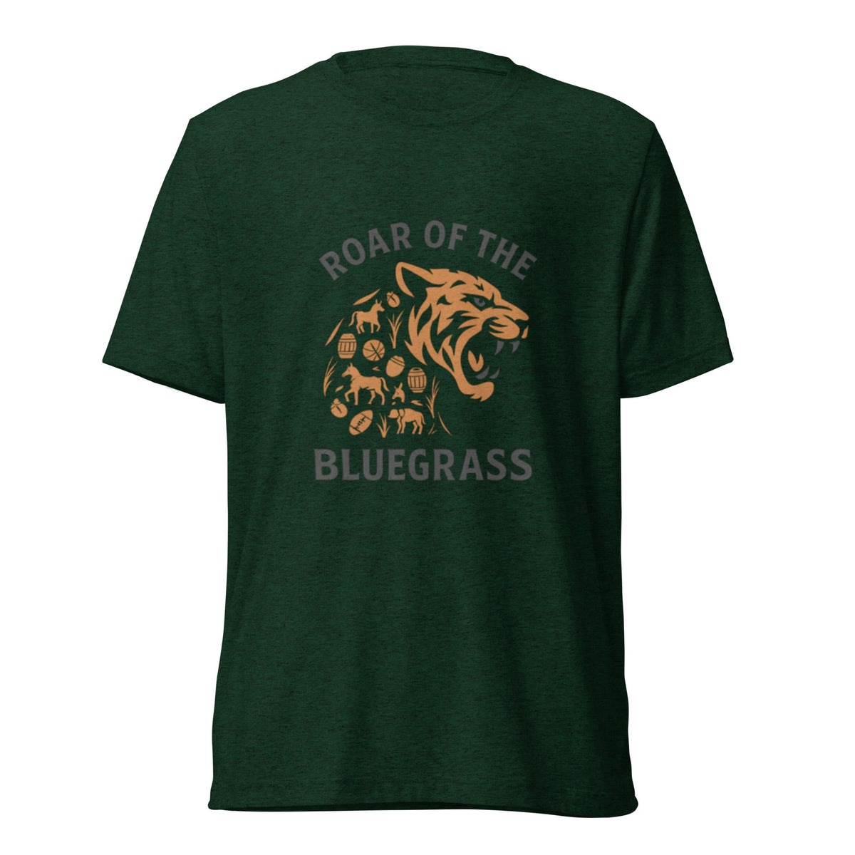 Roar of the Bluegrass T-Shirt | Kentucky Sports Pride | Elite Tri - Blend - Bluegrass Elite Apparel LLC