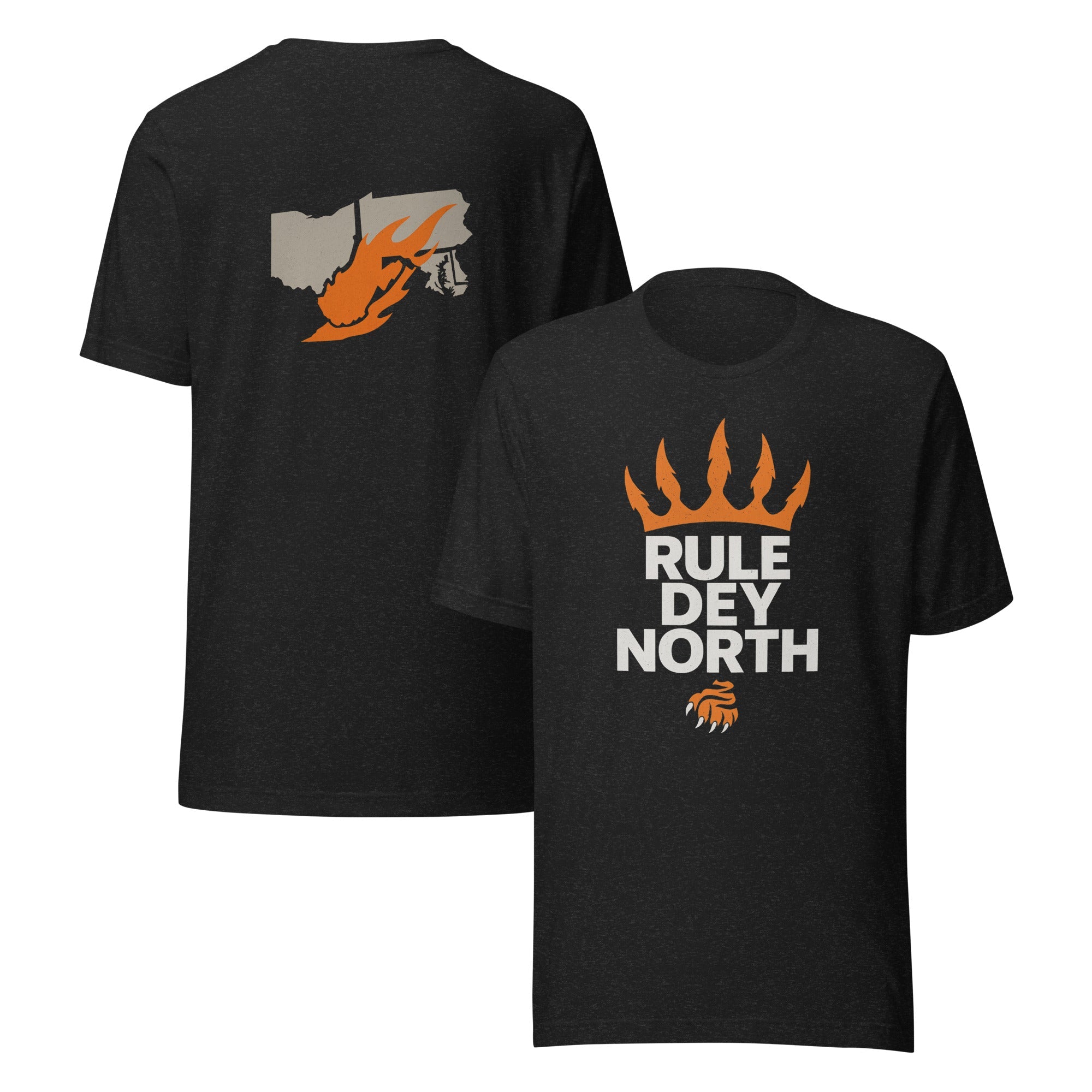 Rule Dey North T-Shirt | Crown & Claw Map Design | Elite - Bluegrass Elite Apparel LLC