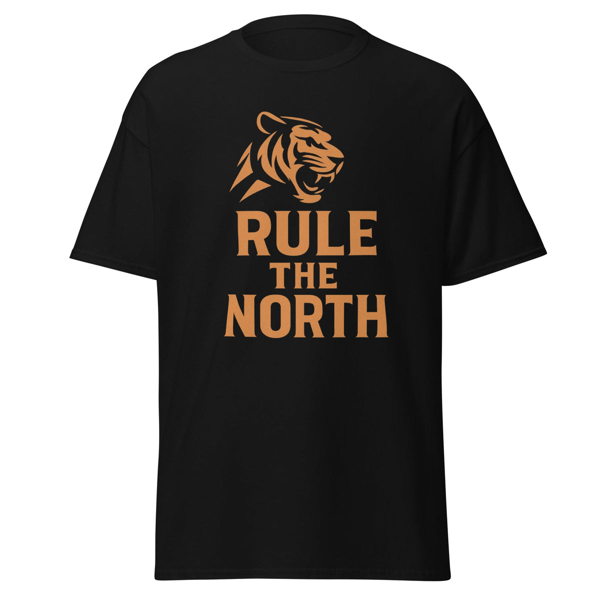 Rule the North Tiger T-Shirt | Bold Orange Graphic Tee | Basic - Bluegrass Elite Apparel LLC