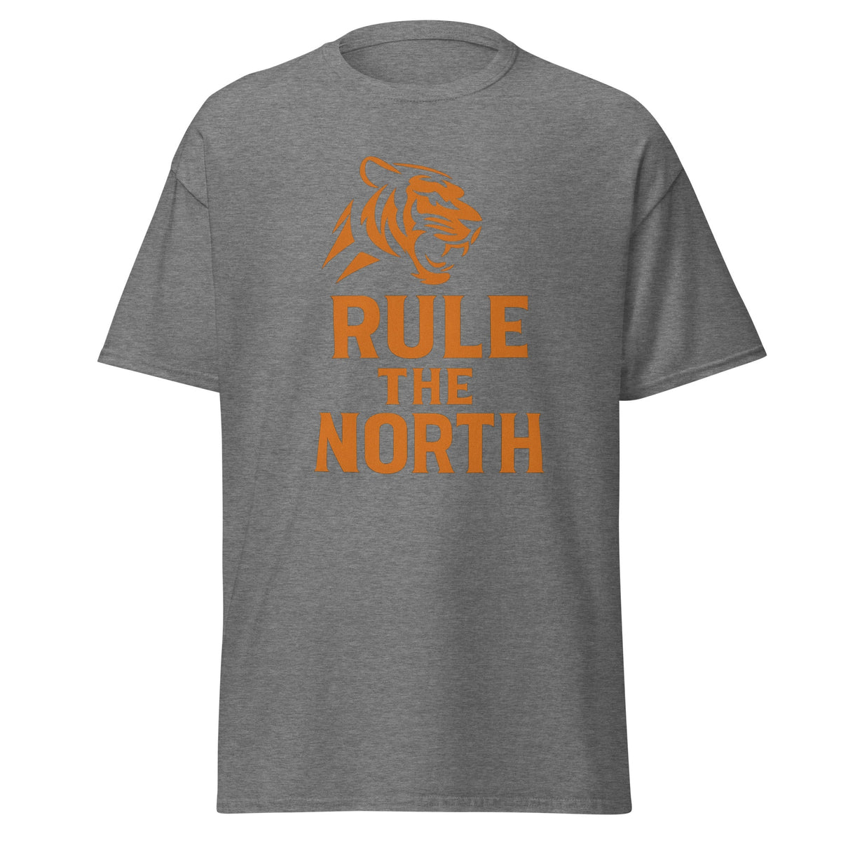 Rule the North Tiger T-Shirt | Bold Orange Graphic Tee | Basic - Bluegrass Elite Apparel LLC