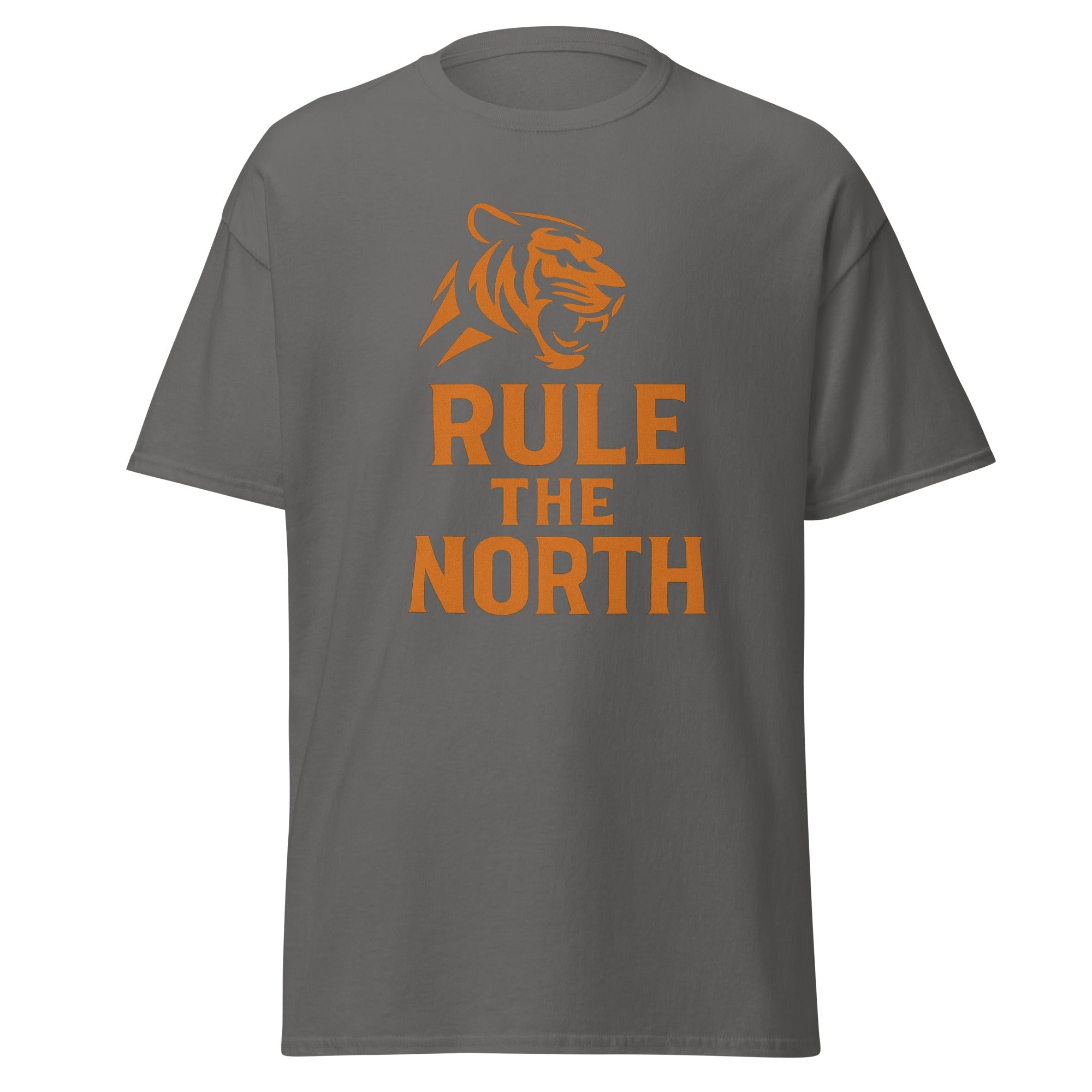Rule the North Tiger T-Shirt | Bold Orange Graphic Tee | Basic - Bluegrass Elite Apparel LLC