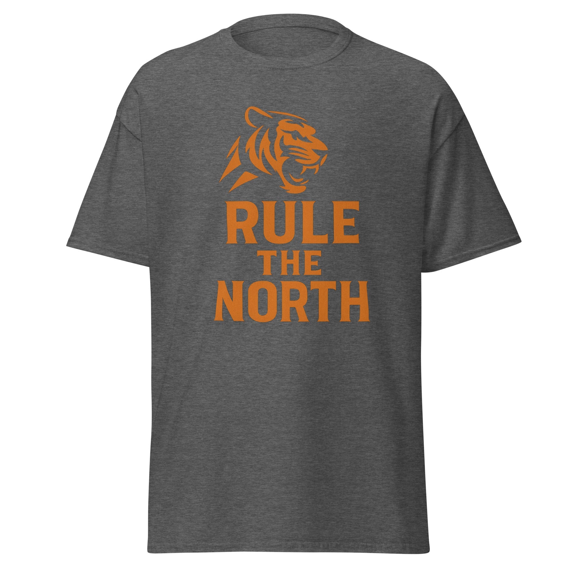 Rule the North Tiger T-Shirt | Bold Orange Graphic Tee | Basic - Bluegrass Elite Apparel LLC