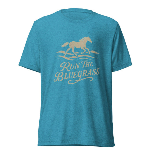 Run the Bluegrass Tee | Kentucky Horse Heritage & Racing Shirt - Bluegrass Elite Apparel LLC