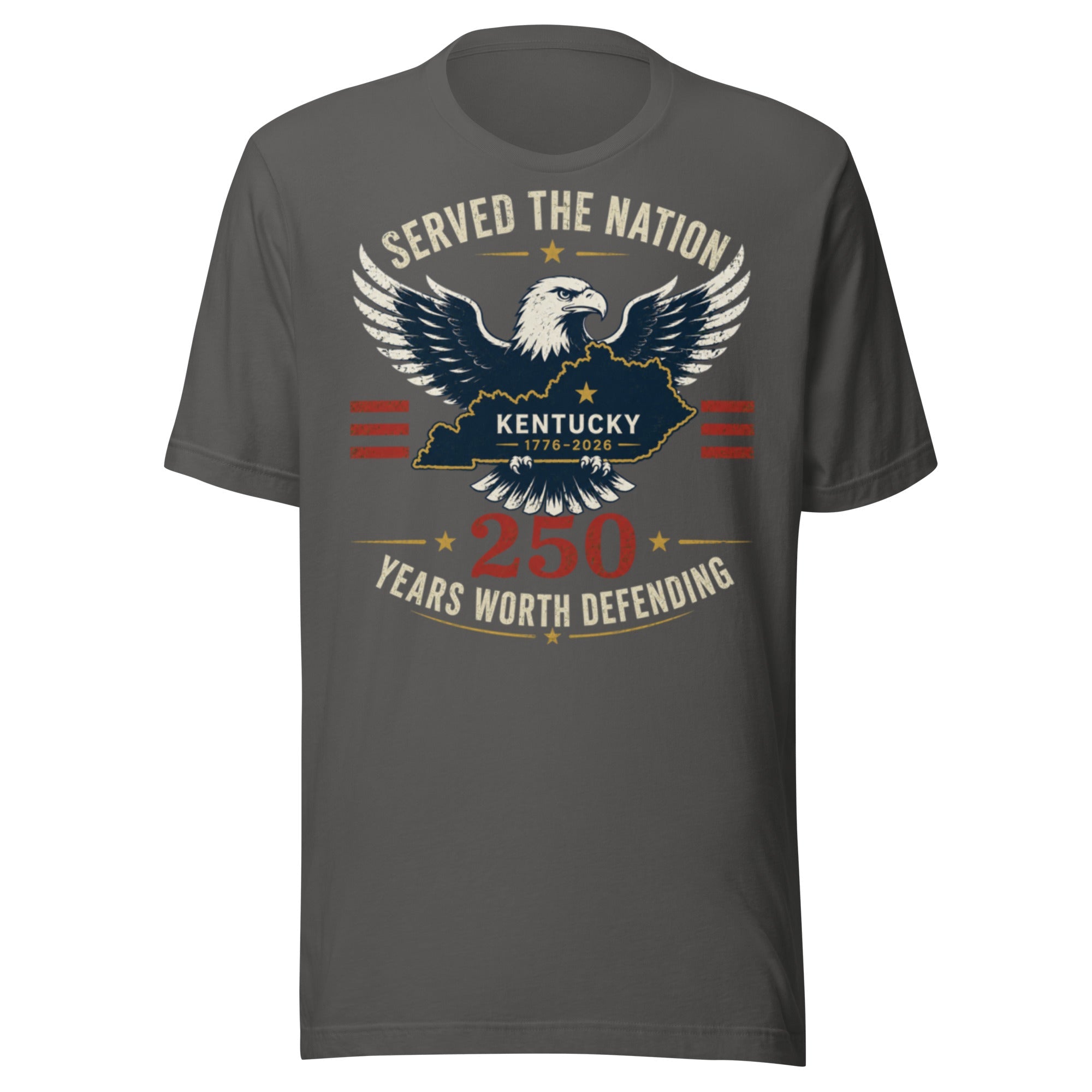 Served the Nation 250 Heritage T-Shirt | Eagle Kentucky Design | Classic - Bluegrass Elite Apparel LLC