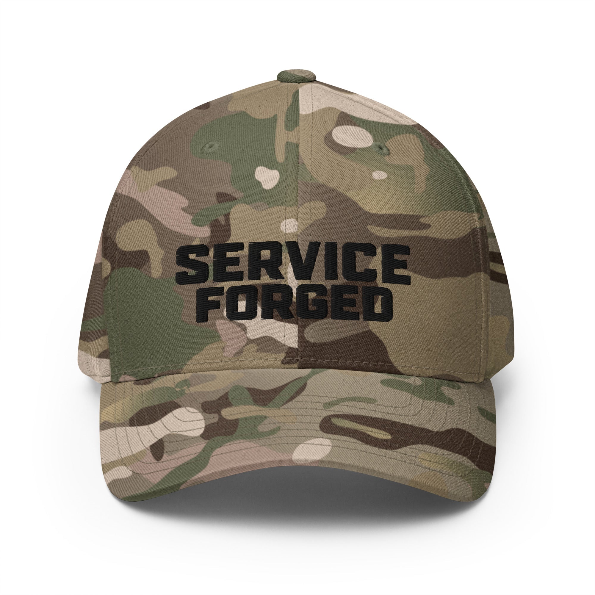 Service Forged Hat | Structured Twill Cap | Veteran Design - Bluegrass Elite Apparel LLC