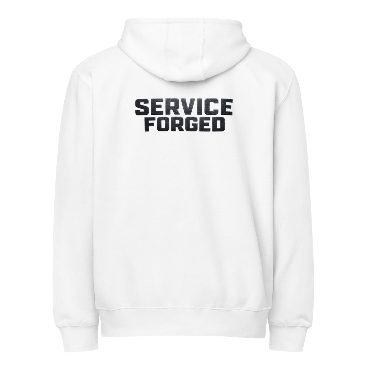 Service Forged Hoodie | Veteran - Owned Full Zip | Premium Layer - Bluegrass Elite Apparel LLC