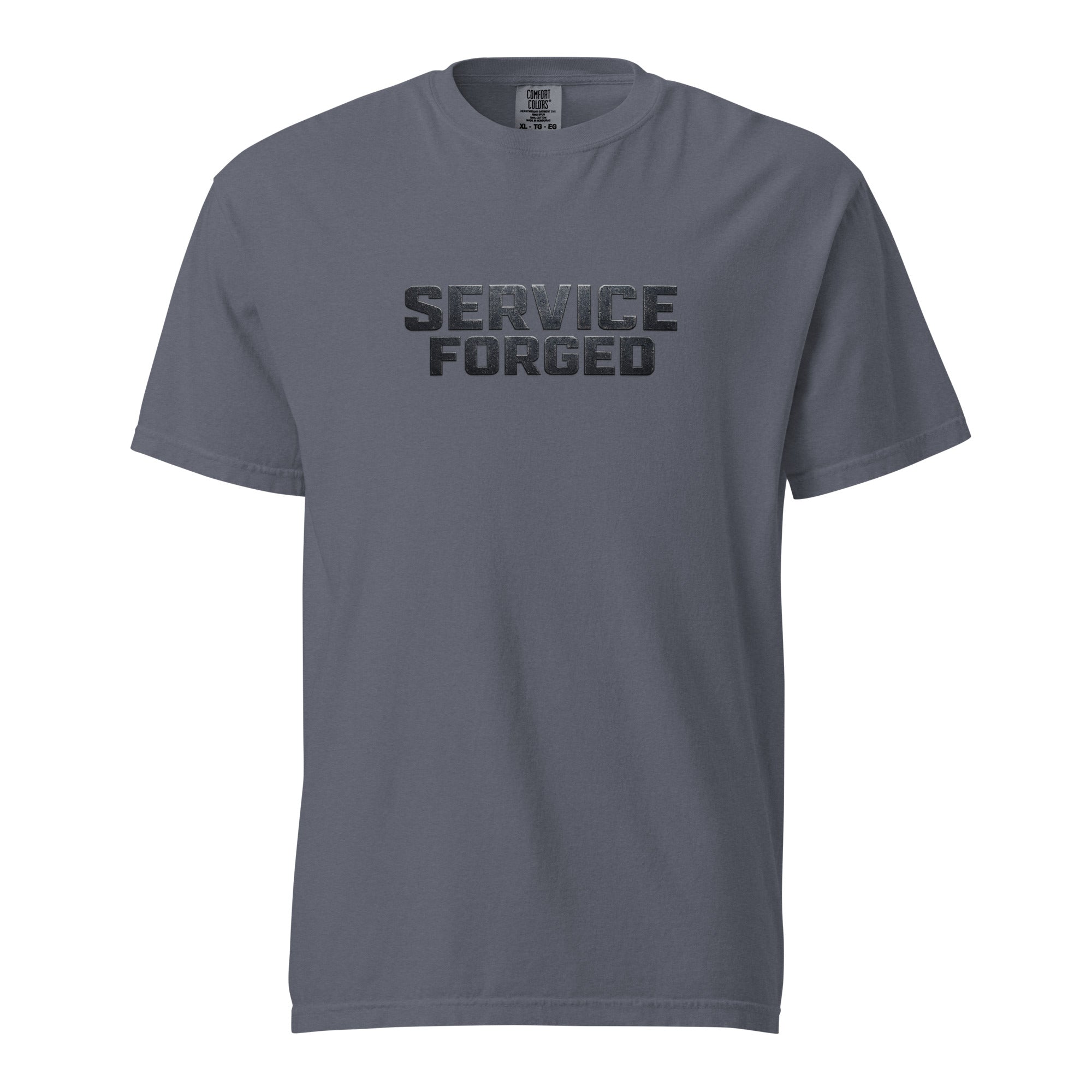 Service Forged T-Shirt | Veteran - Owned Series | Basic Cotton - Bluegrass Elite Apparel LLC