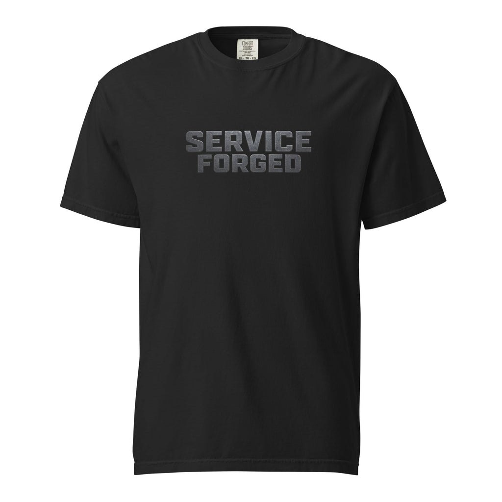 Service Forged T-Shirt | Veteran - Owned Series | Basic Cotton - Bluegrass Elite Apparel LLC