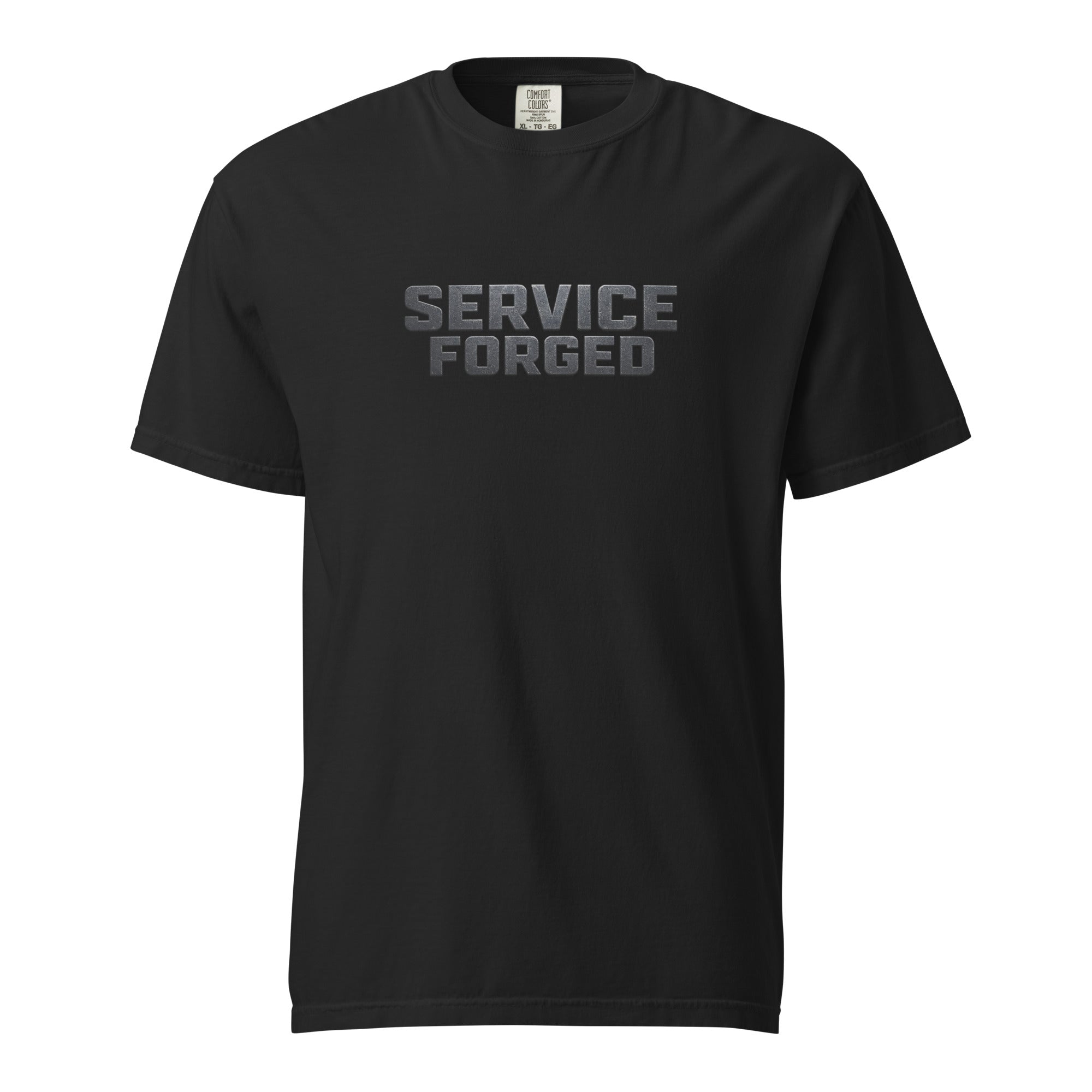 Service Forged T-Shirt | Veteran - Owned Series | Basic Cotton - Bluegrass Elite Apparel LLC