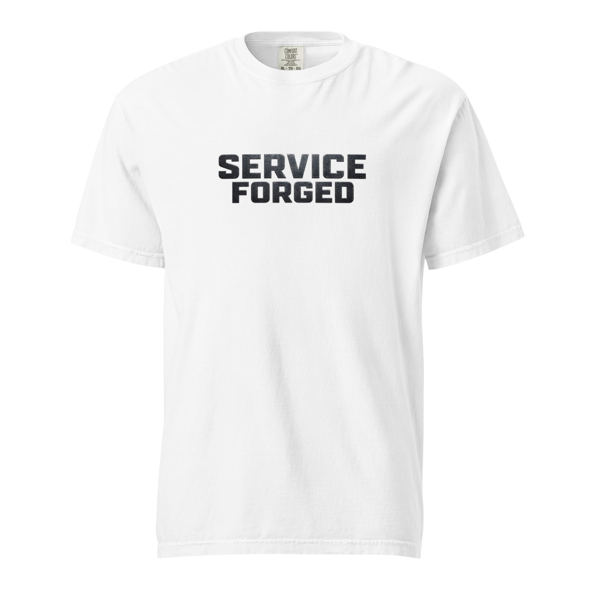 Service Forged T-Shirt | Veteran - Owned Series | Basic Cotton - Bluegrass Elite Apparel LLC