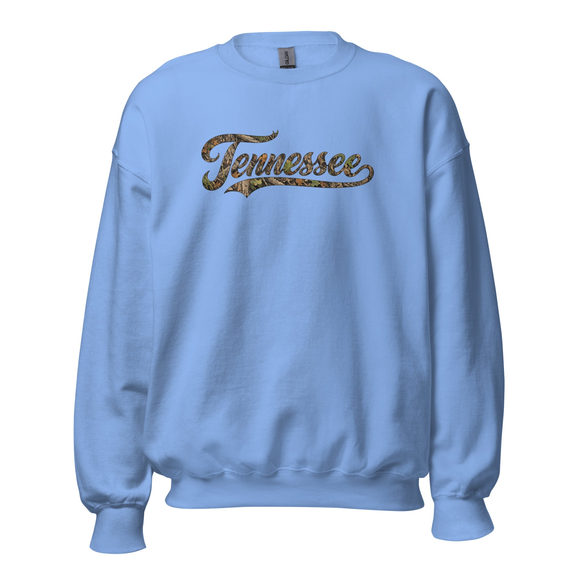 Tennessee Camo Sweatshirt | Script Mossy Design | Unisex Fit - Bluegrass Elite Apparel LLC
