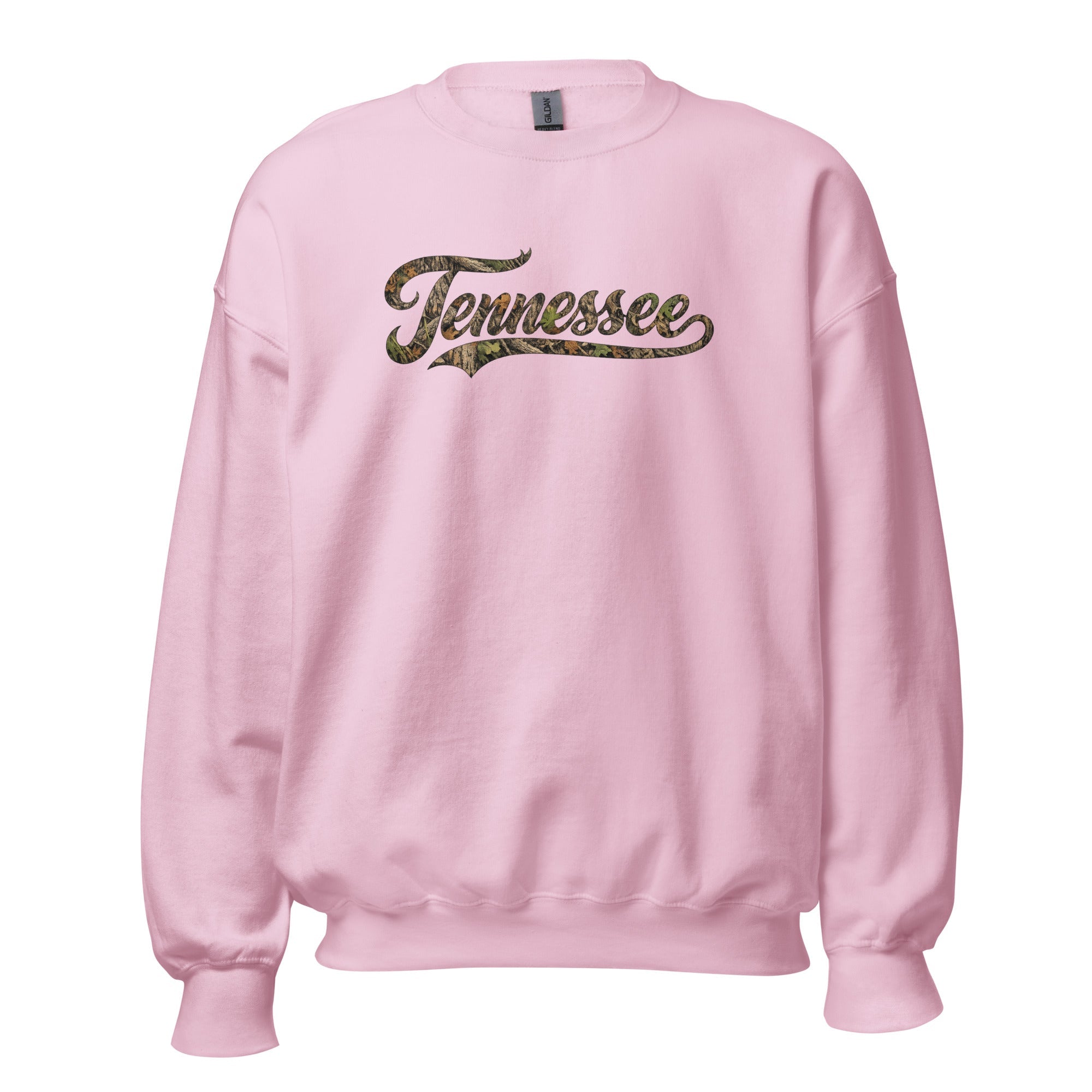 Tennessee Camo Sweatshirt | Script Mossy Design | Unisex Fit - Bluegrass Elite Apparel LLC